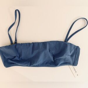 Vitamin A Ribbed Bikini Top – Size 8/M – NWT
